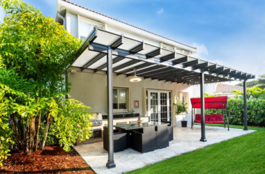 modern pergola installation in Fort Collins