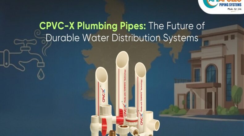 CPVCX plumbing pipes