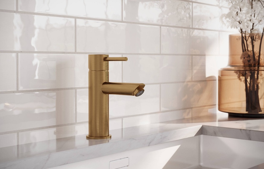 glossy subway tile
